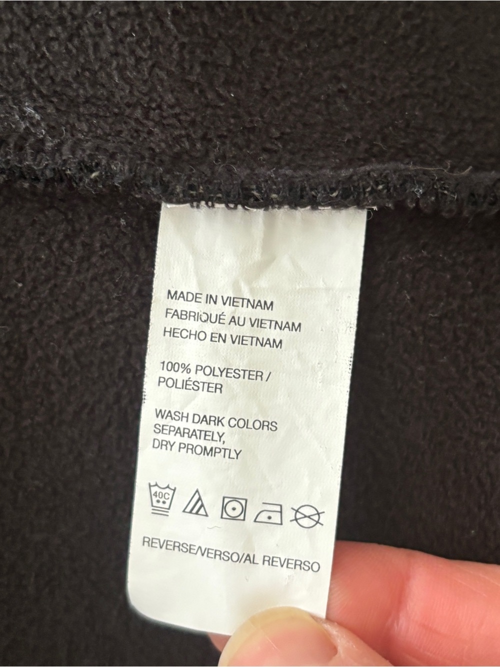 G.H. Bass & Co. Men’s XL Shacket Fleece Jacket Charcoal Gray Full Zip Explorer - Picture 10 of 10